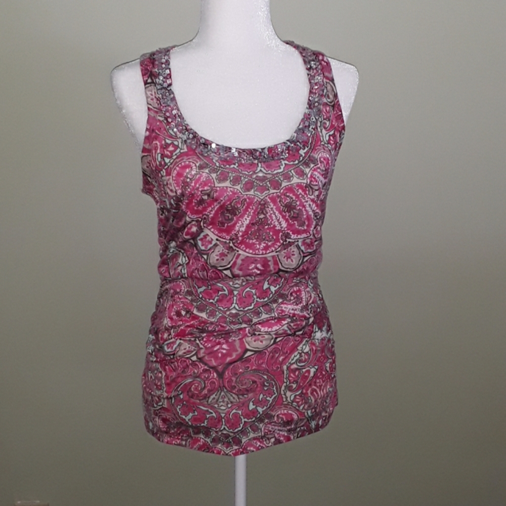 INC embellished tanktop